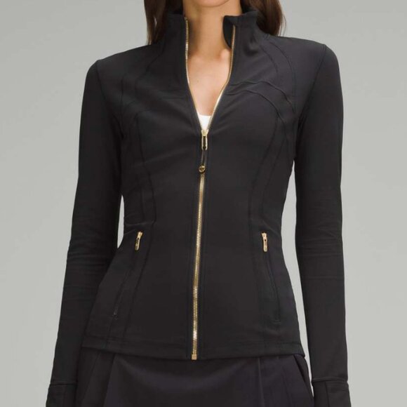 Lululemon Define Jacket Nulu - Black & Gold - Picture 1 of 5